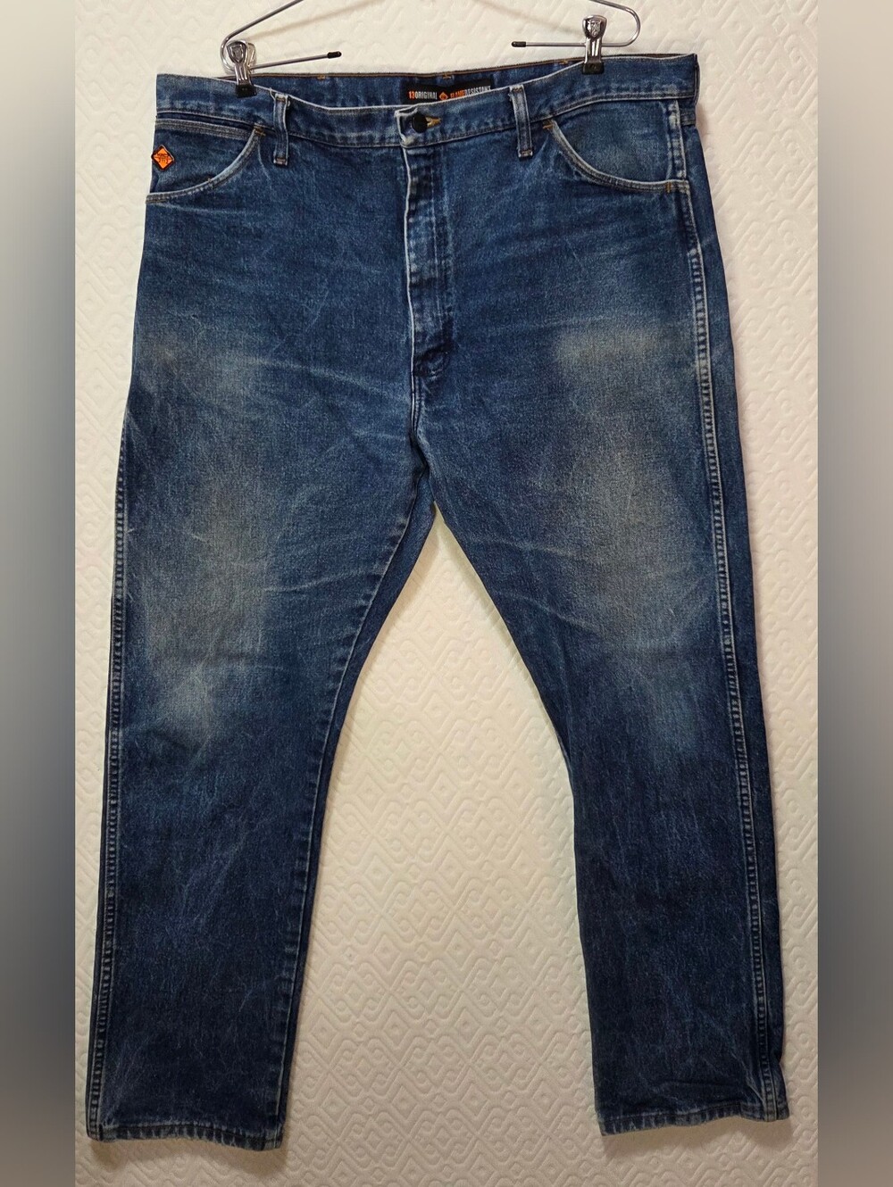 Wrangler Men's FR13MWZ Flame Resistant Denim Jeans 40x34 Cowboy Cut for Work
